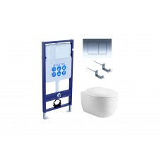 Комплект инсталляции с подвесным унитазом AQUATEK с сиденьем и кнопкой SET AQUATEK АЛЬТАИР cm-010 4в1 Комплект инсталляции с подвесным унитазом AQUATEK с сиденьем и кнопкой SET AQUATEK АЛЬТАИР cm-010 4в1